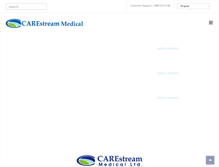 Tablet Screenshot of carestreammedical.com